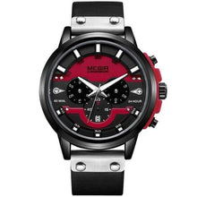 Load image into Gallery viewer, Red MEGIR 2080 Men&#39;s Sports Watch cueboss.com