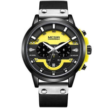 Load image into Gallery viewer, Yellow MEGIR 2080 Men&#39;s Sports Watch cueboss.com